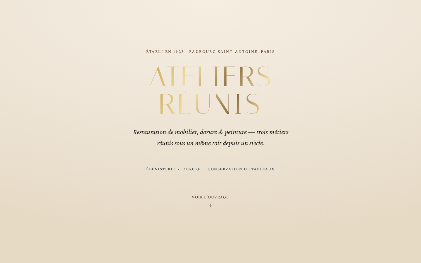 Ateliers Réunis — study thumbnail